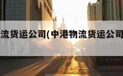 中港物流货运公司(中港物流货运公司平板车)